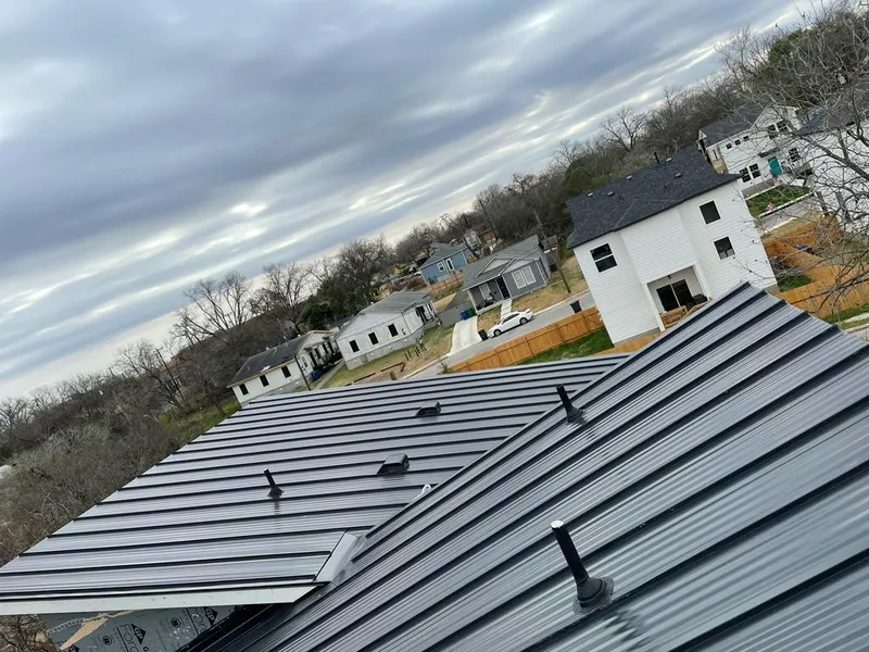 Standing seam metal roof panels with vents for Skylight Repair in Seffner